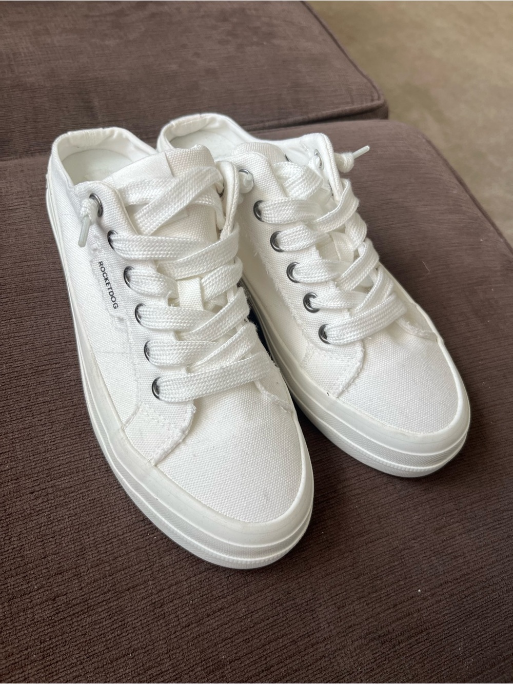 Rocket Dog White Cheery Mule Sneakers Size 7.5
